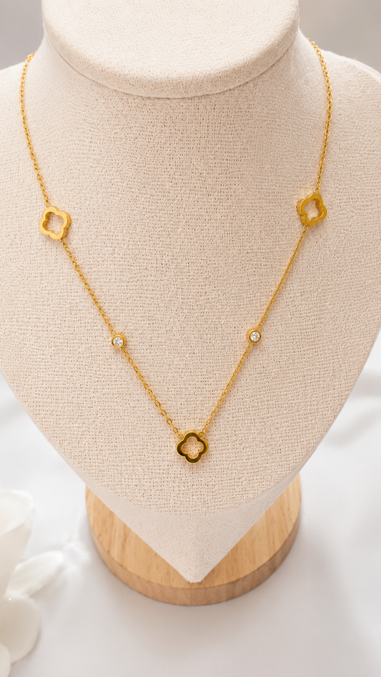 Ice Glow set Necklace, bracelet and earrings