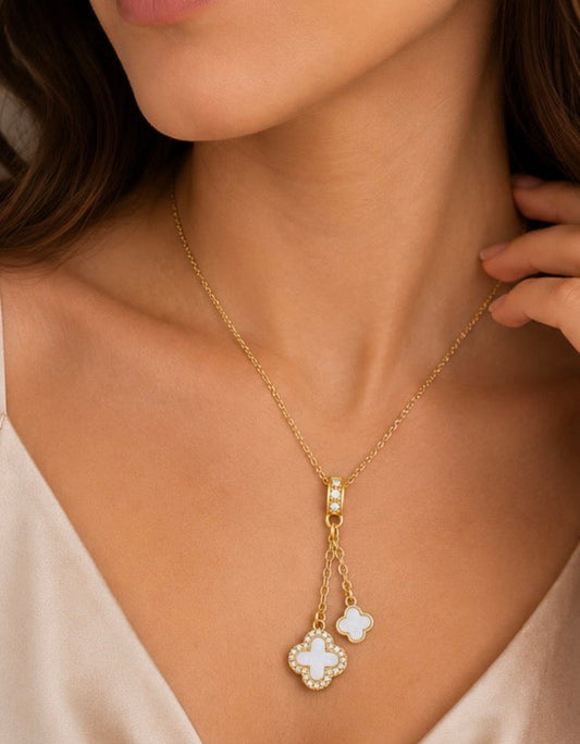 ÉCLAT FLEUR
LARIAT NECKLACE
